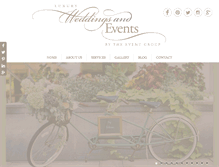 Tablet Screenshot of eventgroupweddings.com